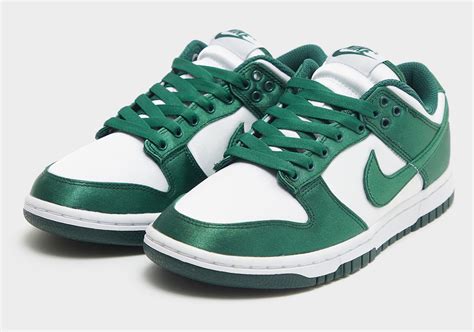 green Nike Dunk Low